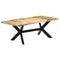 Rustika Rowe -  Dining Table 200x100x75 cm Solid Mango Wood
